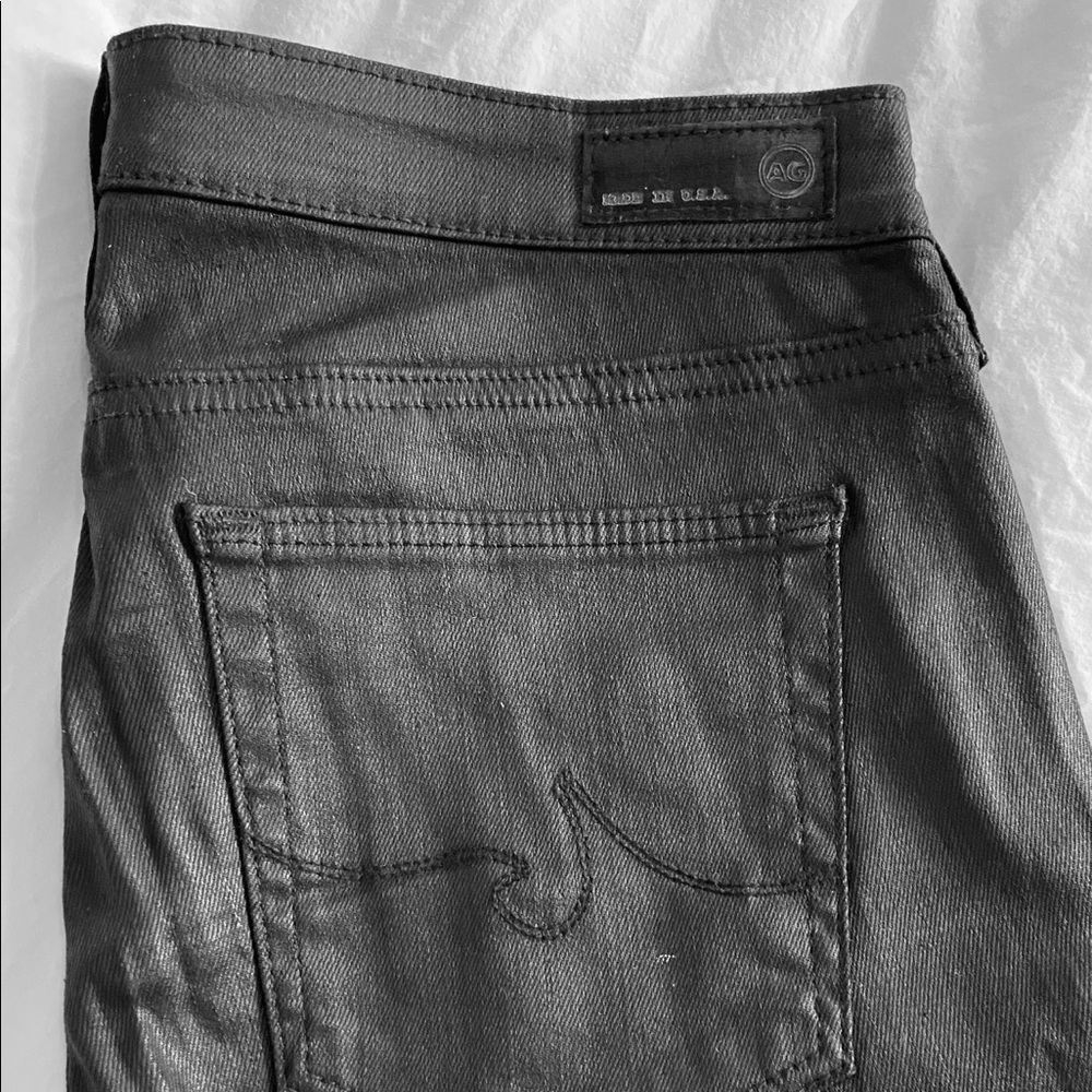 AG Jeans, Black waxed Jean, 29R